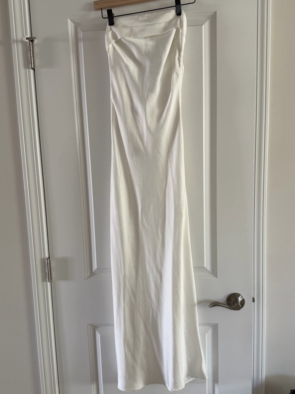 Satin Strapless Dress